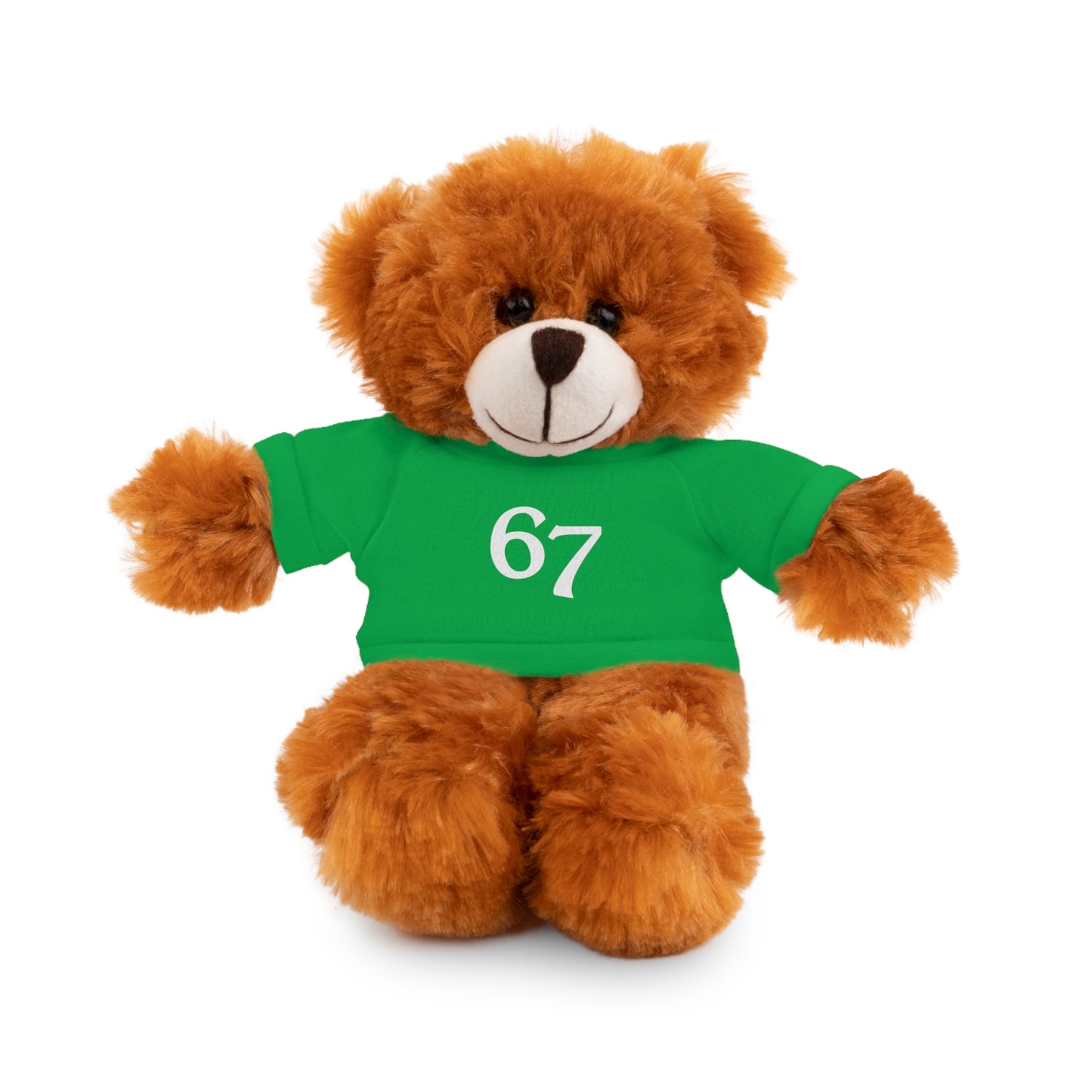 67 Stuffed Animals with Tee