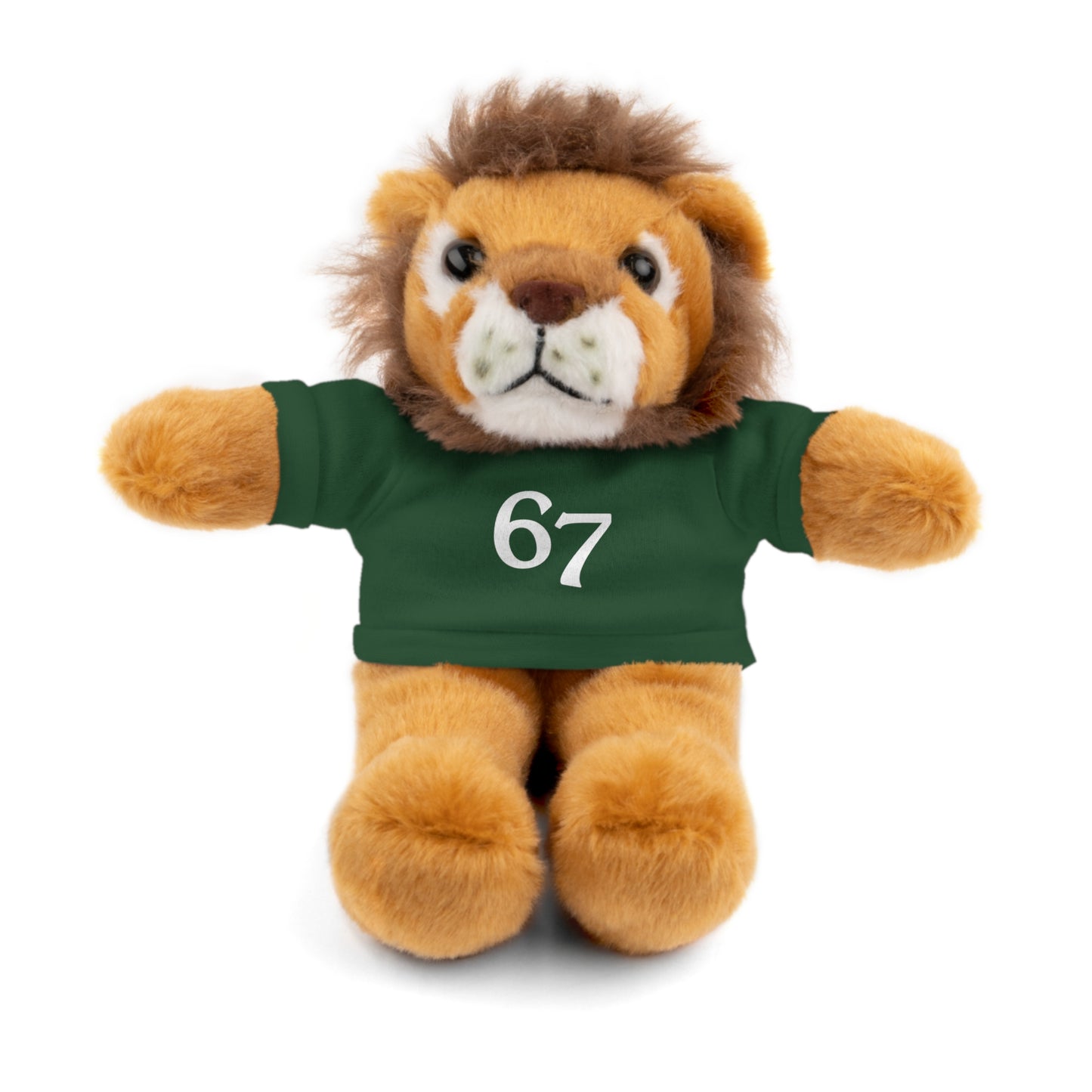 67 Stuffed Animals with Tee
