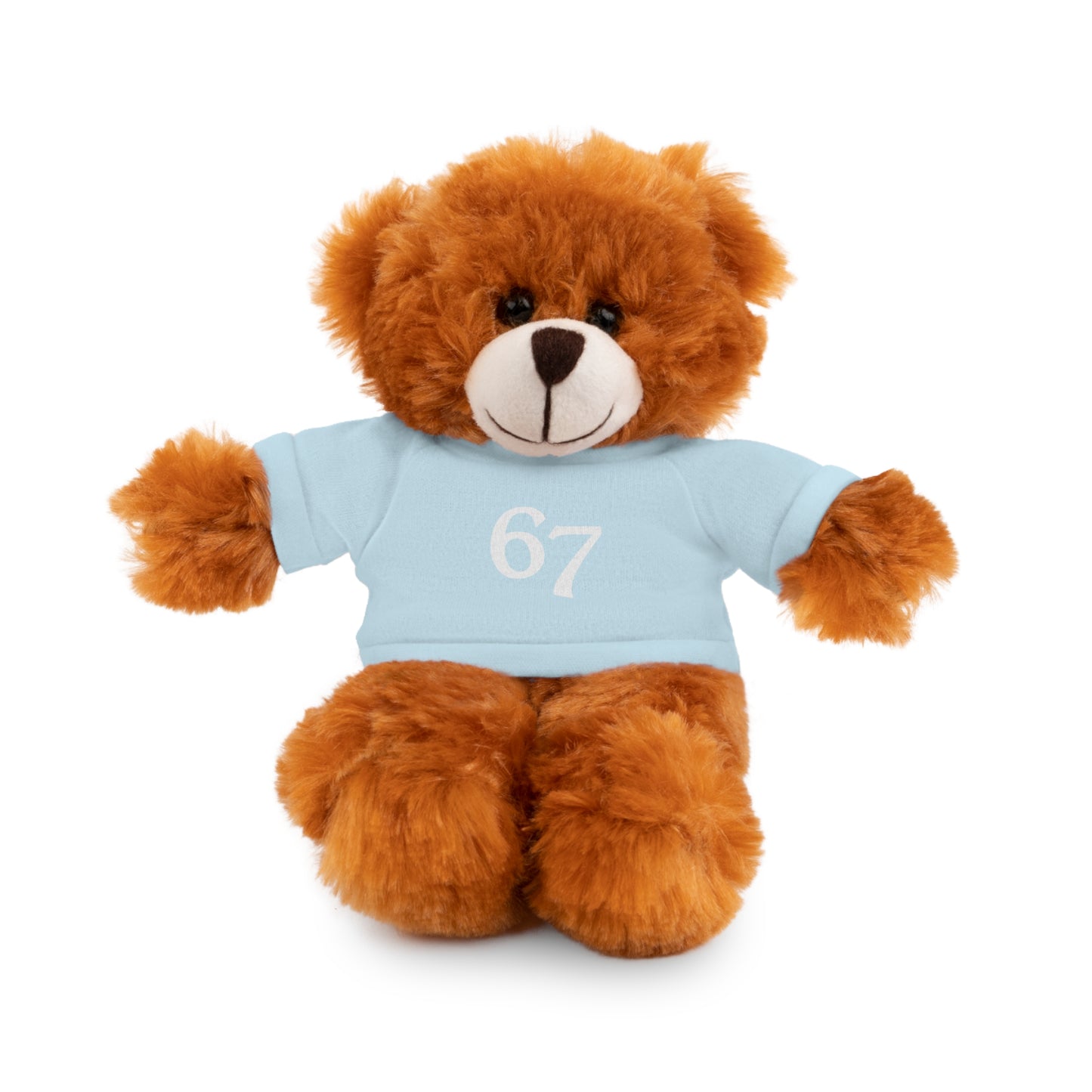 67 Stuffed Animals with Tee