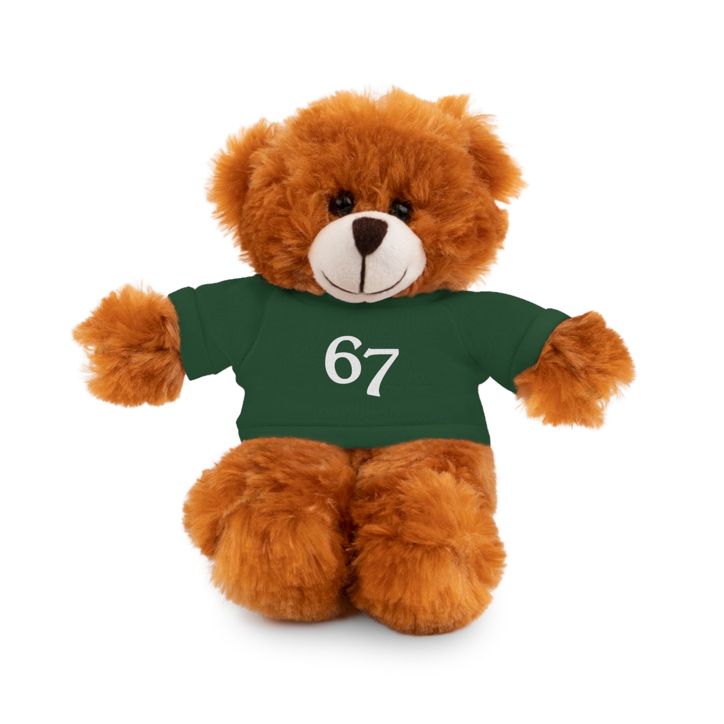 67 Stuffed Animals with Tee