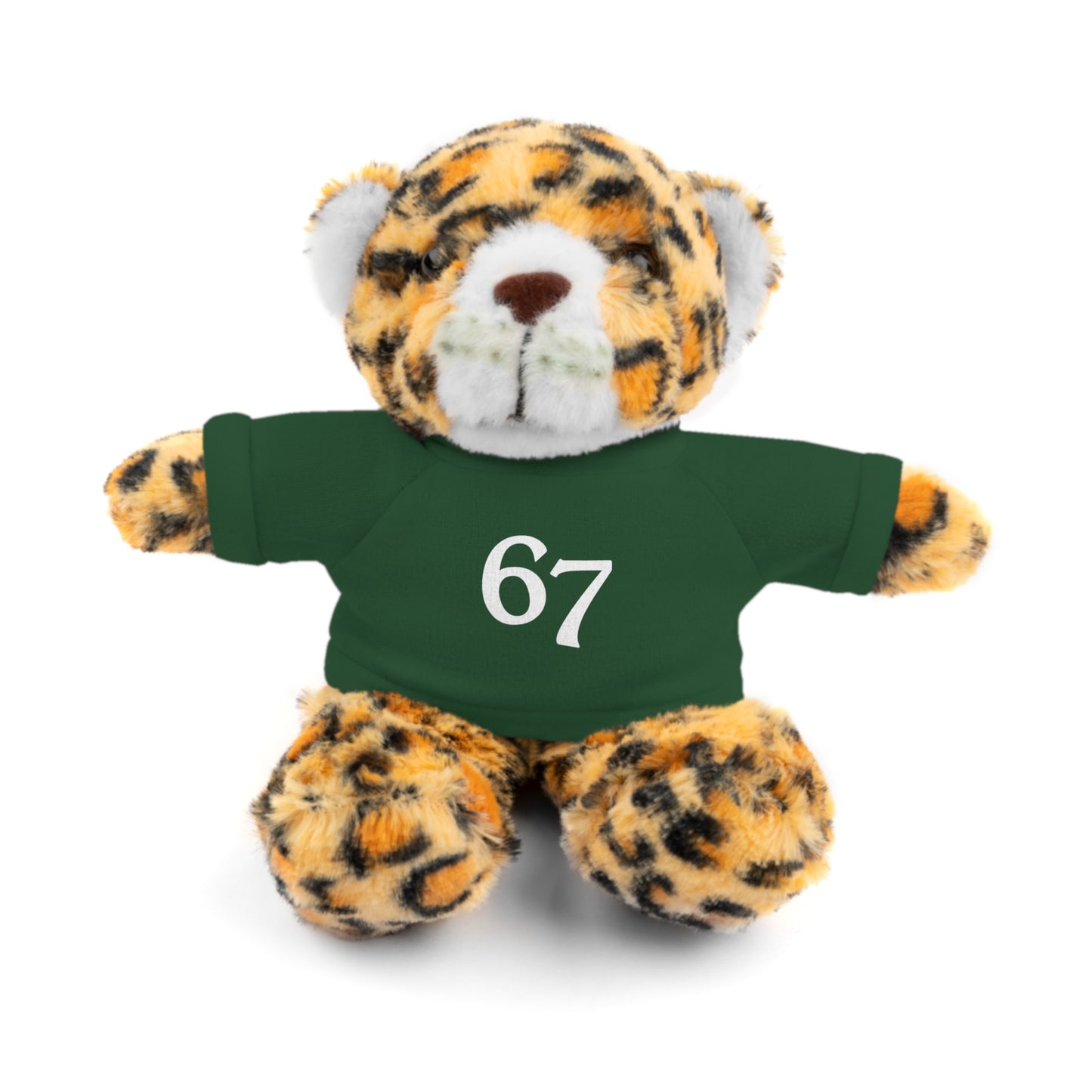 67 Stuffed Animals with Tee
