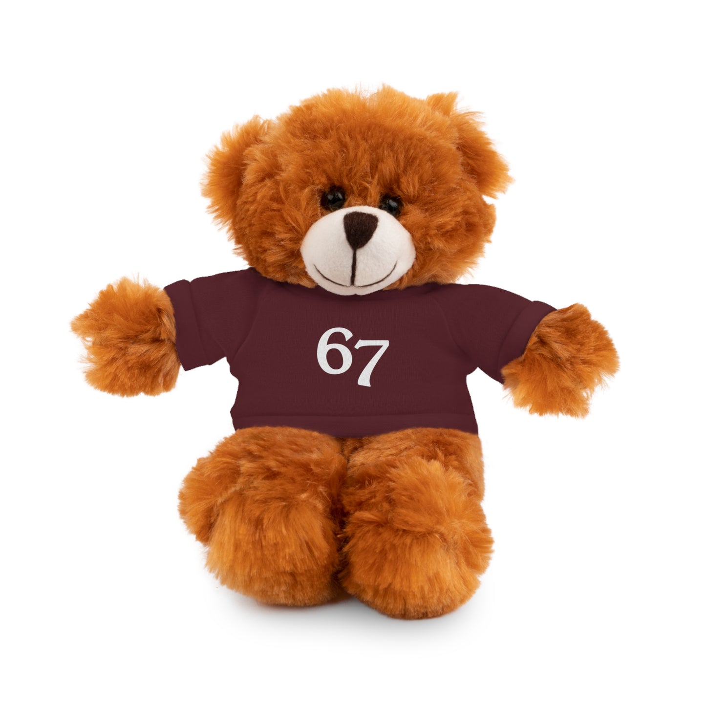 67 Stuffed Animals with Tee