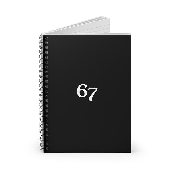 67 Spiral Notebook - Ruled Line
