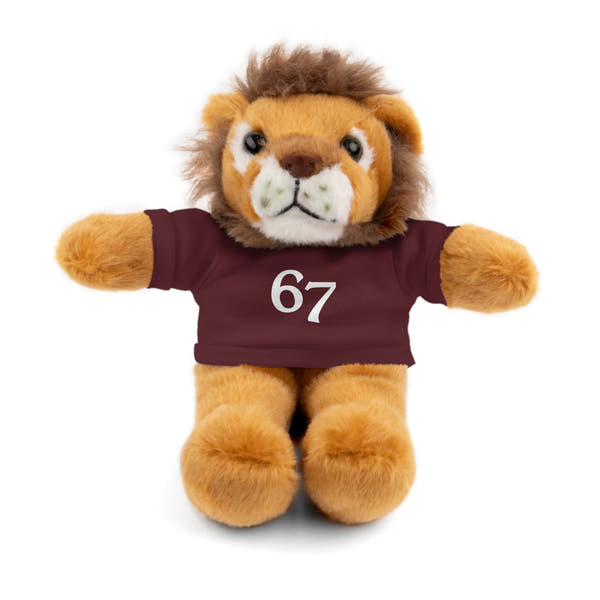 67 Stuffed Animals with Tee