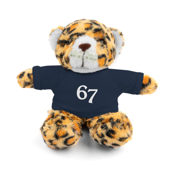 67 Stuffed Animals with Tee