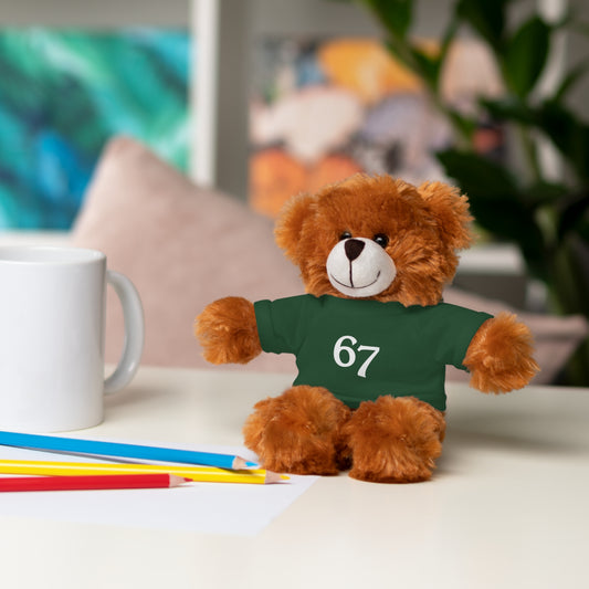 67 Stuffed Animals with Tee