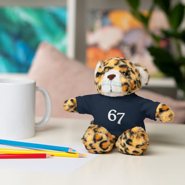67 Stuffed Animals with Tee