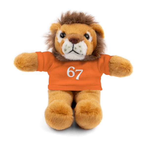 67 Stuffed Animals with Tee