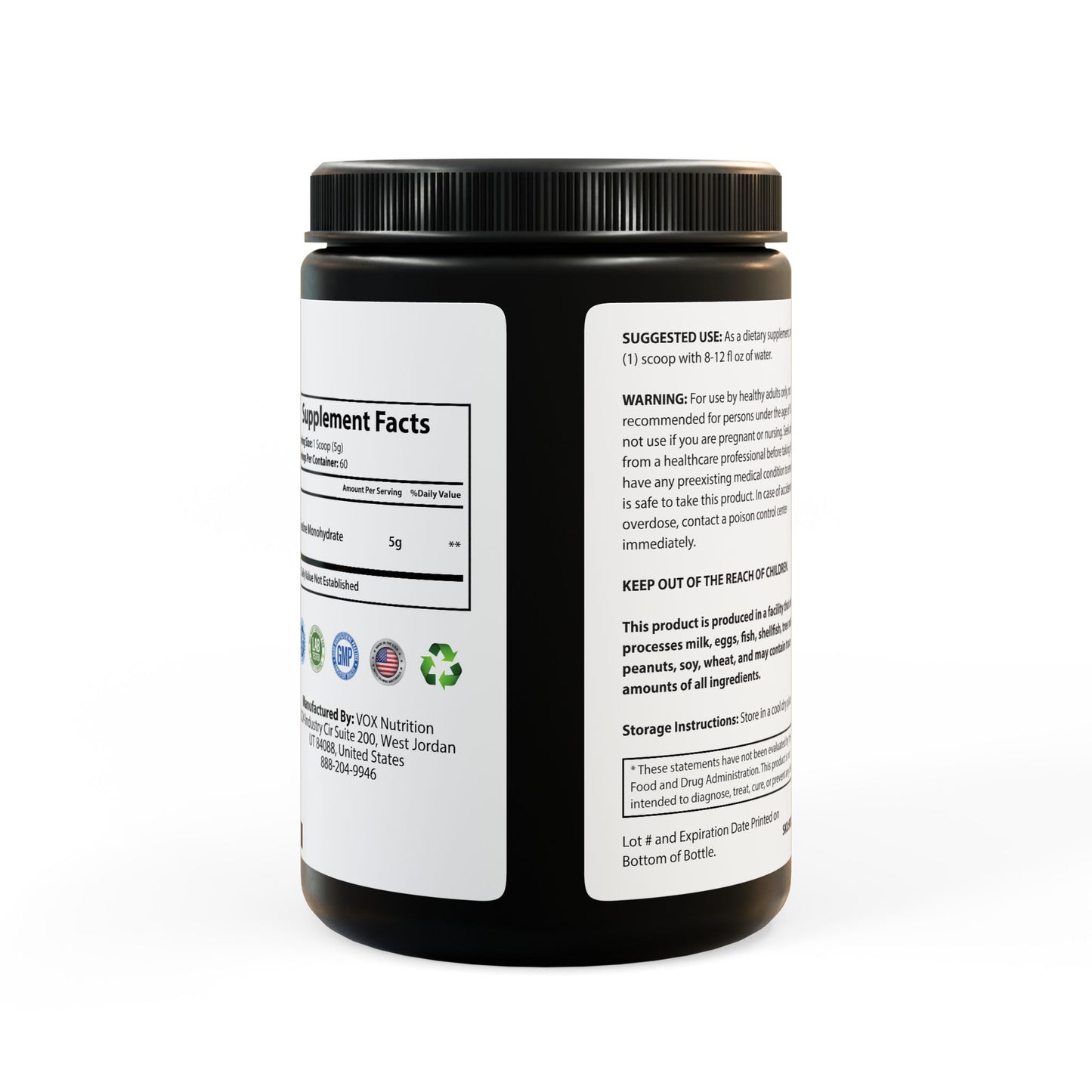 67 Creatine Monohydrate Supplement (300g, 10.58oz)