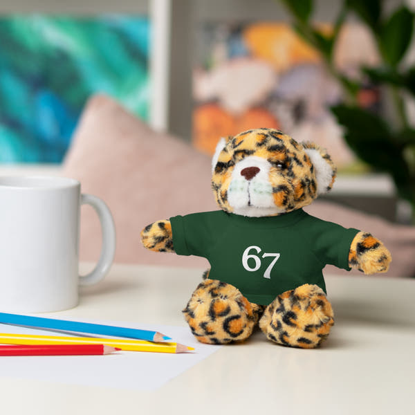 67 Stuffed Animals with Tee