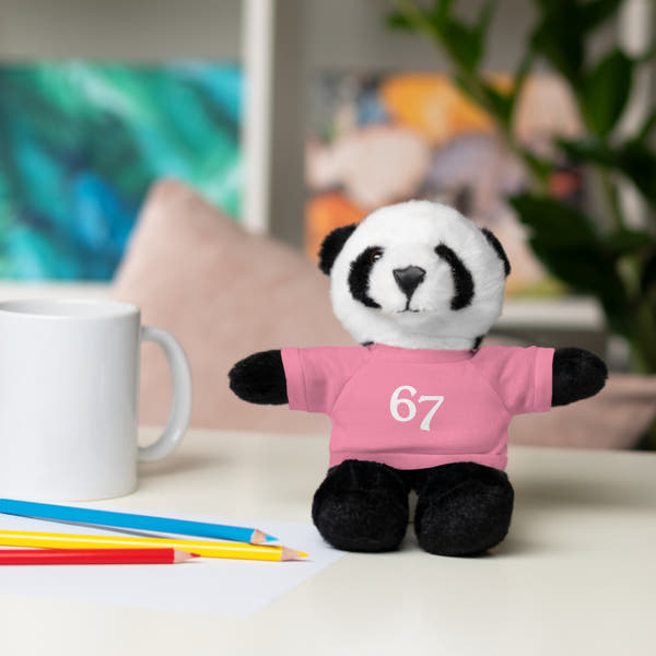 67 Stuffed Animals with Tee