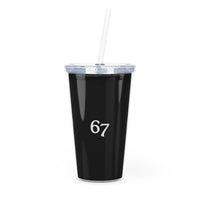67 Plastic Tumbler with Straw