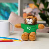 67 Stuffed Animals with Tee