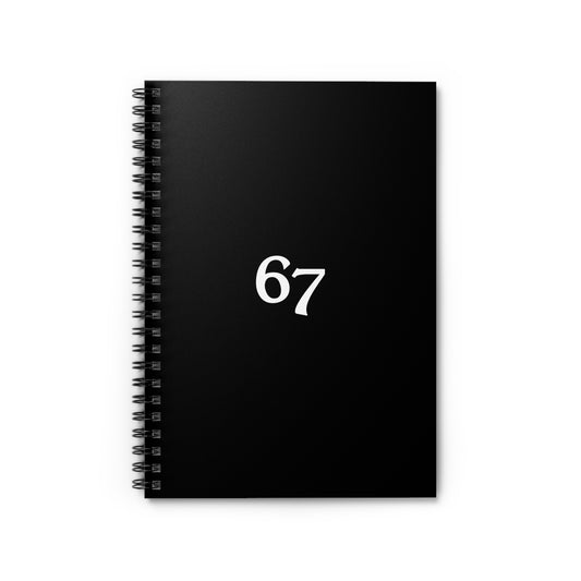 67 Spiral Notebook - Ruled Line