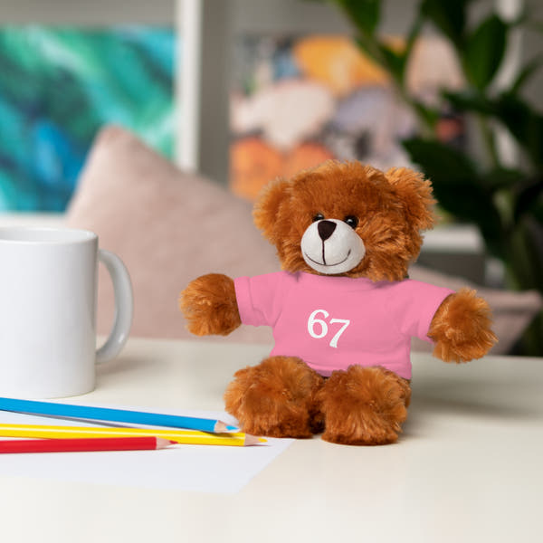 67 Stuffed Animals with Tee