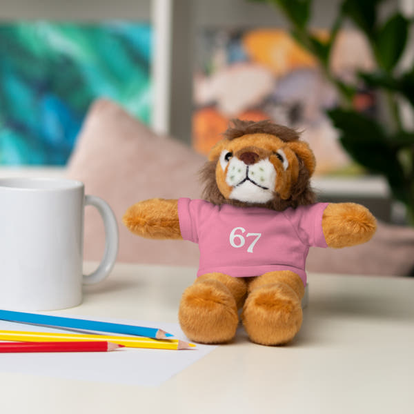 67 Stuffed Animals with Tee