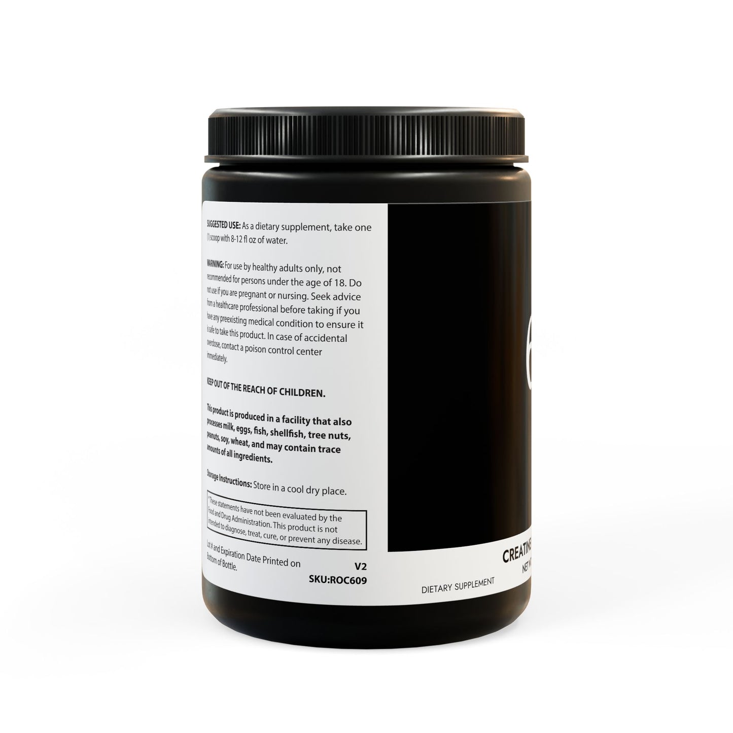 67 Creatine Monohydrate Supplement (300g, 10.58oz)