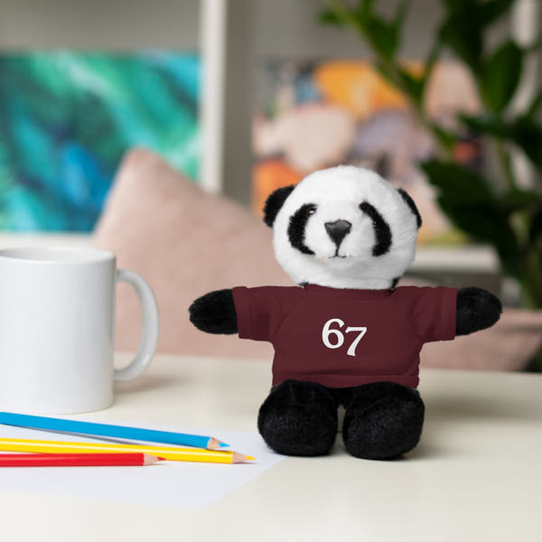 67 Stuffed Animals with Tee
