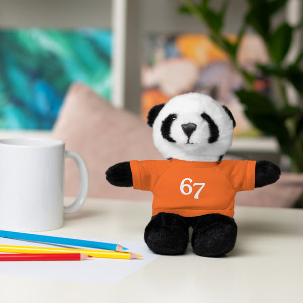 67 Stuffed Animals with Tee