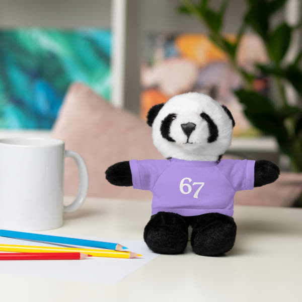 67 Stuffed Animals with Tee